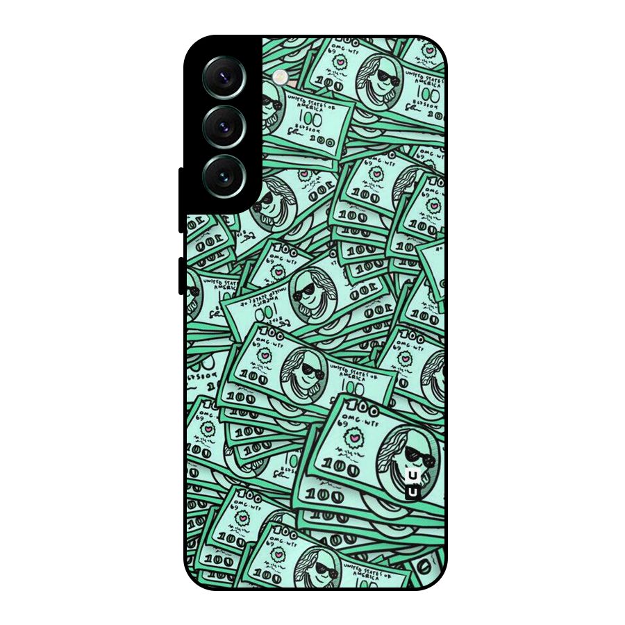 Money Swag Metal Back Case for Galaxy S22 Plus 5G