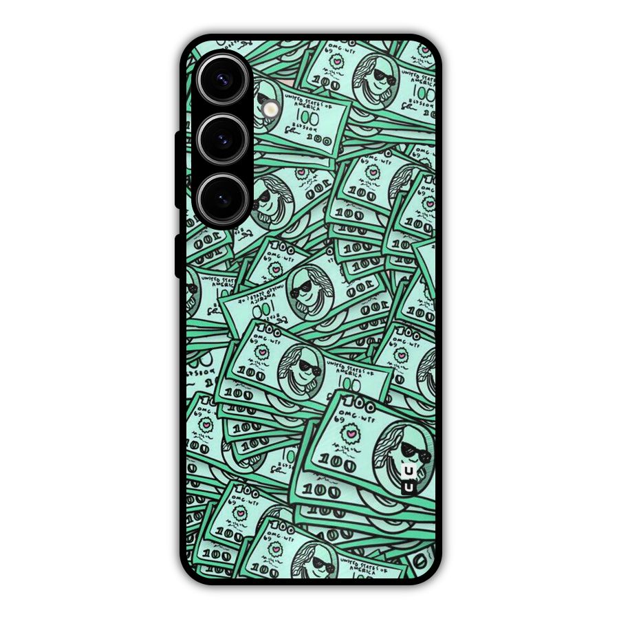 Money Swag Metal Back Case for Galaxy S24 Plus