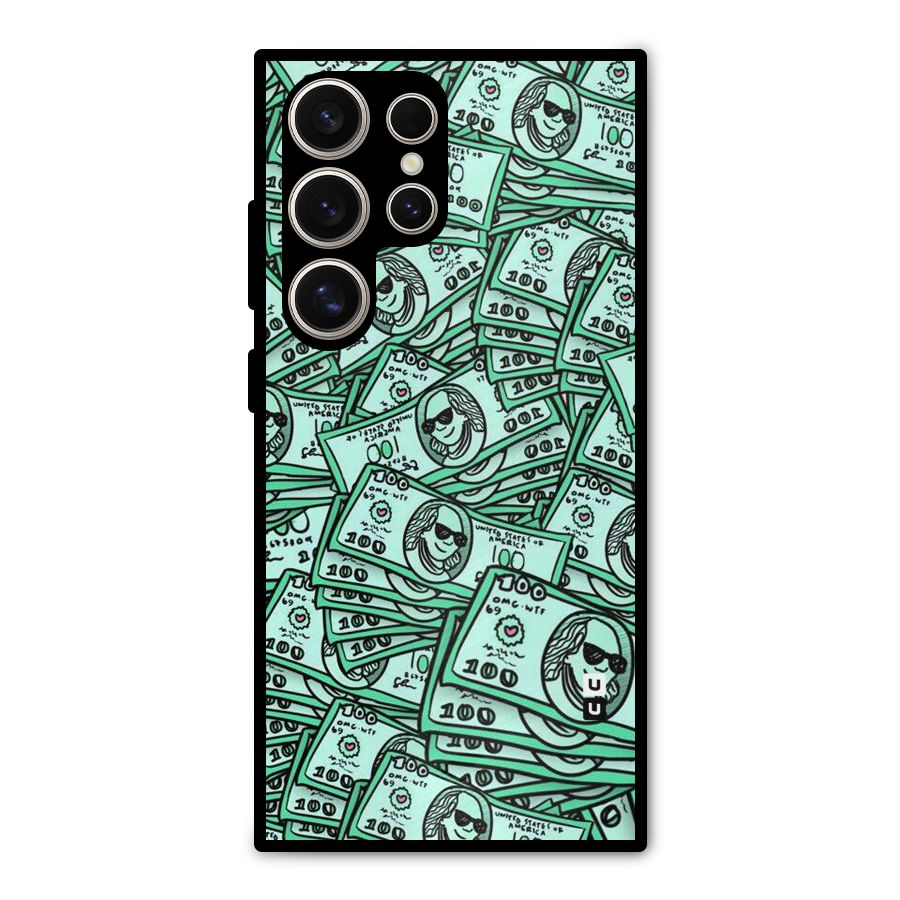 Money Swag Metal Back Case for Galaxy S24 Ultra