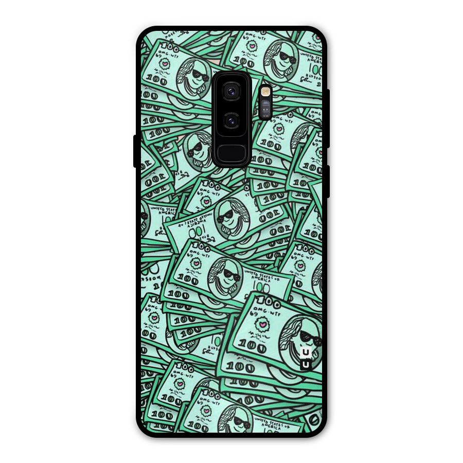 Money Swag Metal Back Case for Galaxy S9 Plus