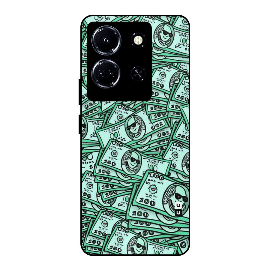 Money Swag Metal Back Case for Infinix Note 30 5G
