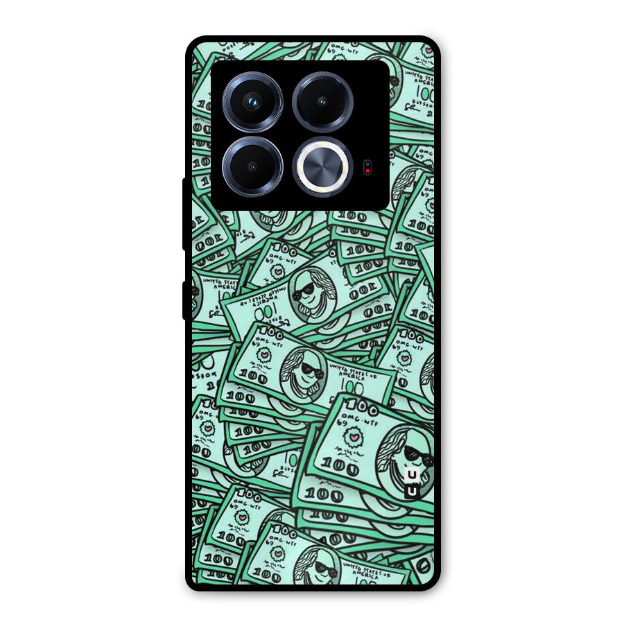 Money Swag Metal Back Case for Infinix Note 40 5G