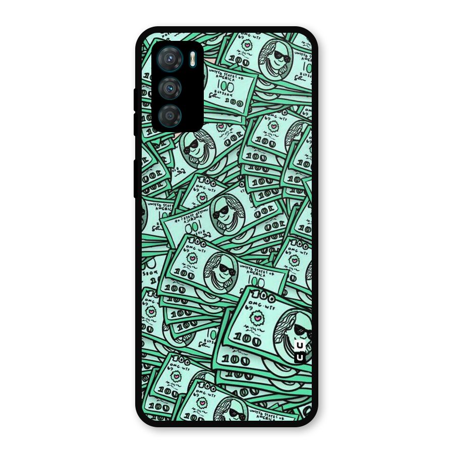 Money Swag Metal Back Case for Moto G42