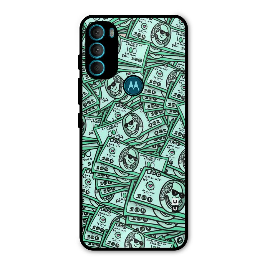 Money Swag Metal Back Case for Moto G71 5G