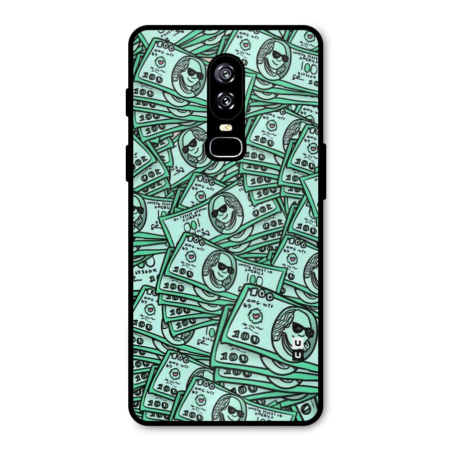 Money Swag Metal Back Case for OnePlus 6