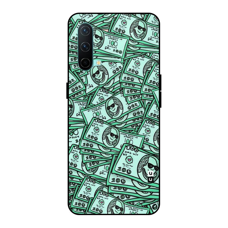 Money Swag Metal Back Case for OnePlus Nord CE 5G