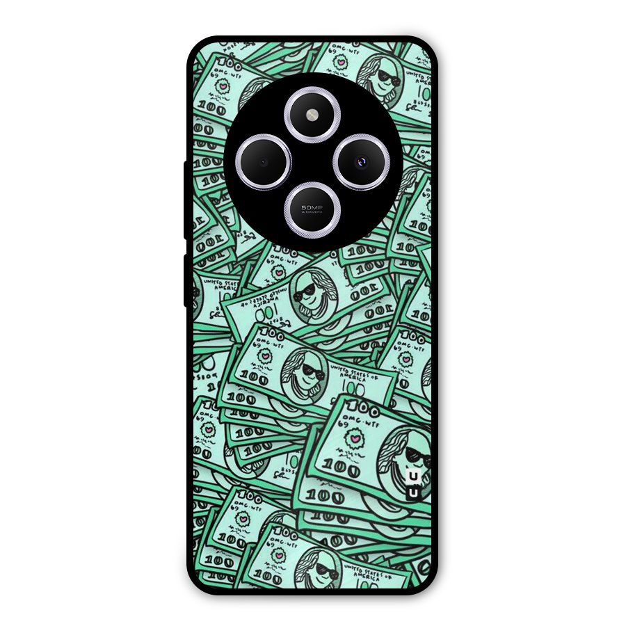 Money Swag Metal Back Case for Poco C75 5G