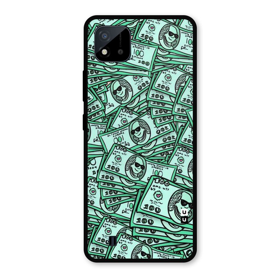 Money Swag Metal Back Case for Realme C11 2021