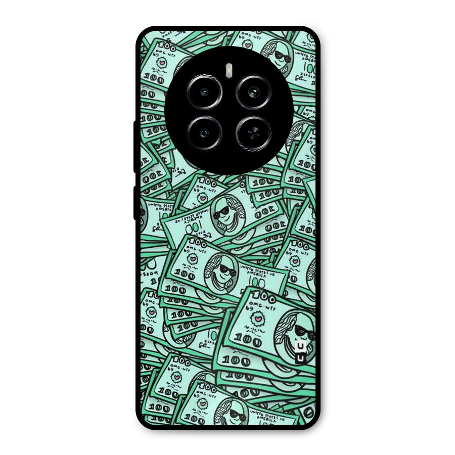 Money Swag Metal Back Case for Realme P1