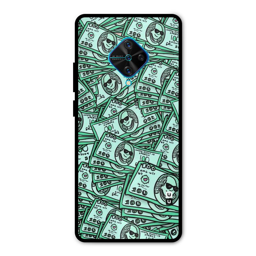 Money Swag Metal Back Case for Vivo S1 Pro