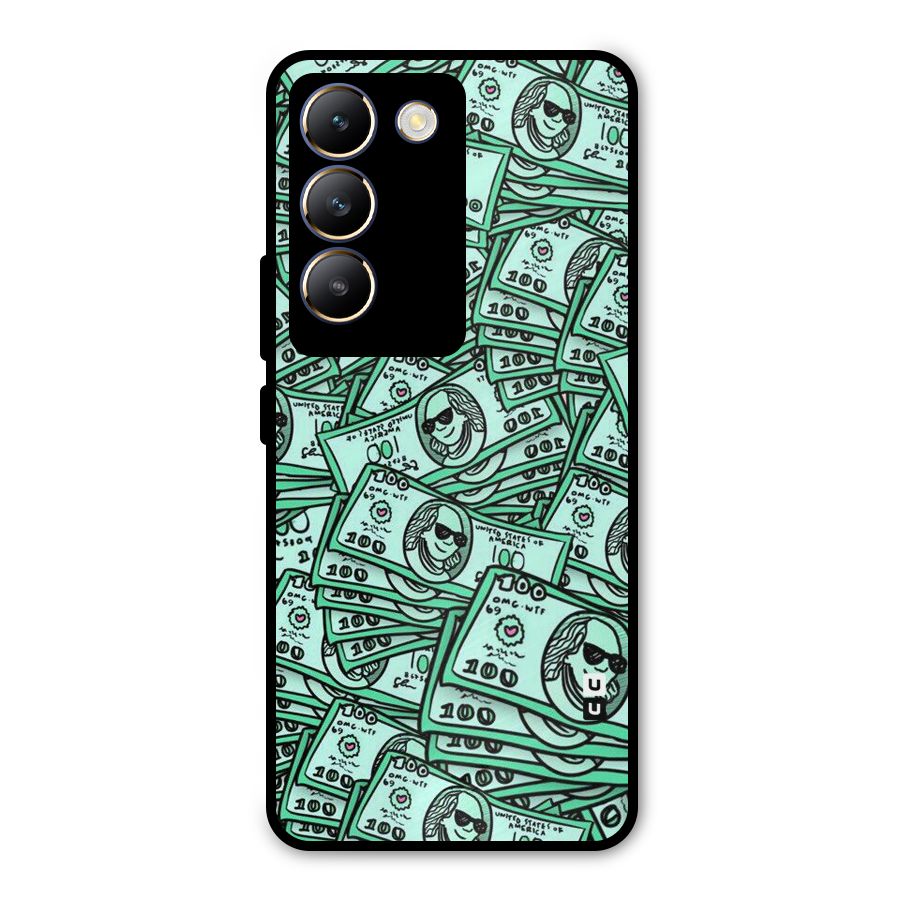 Money Swag Metal Back Case for Vivo T3 5G