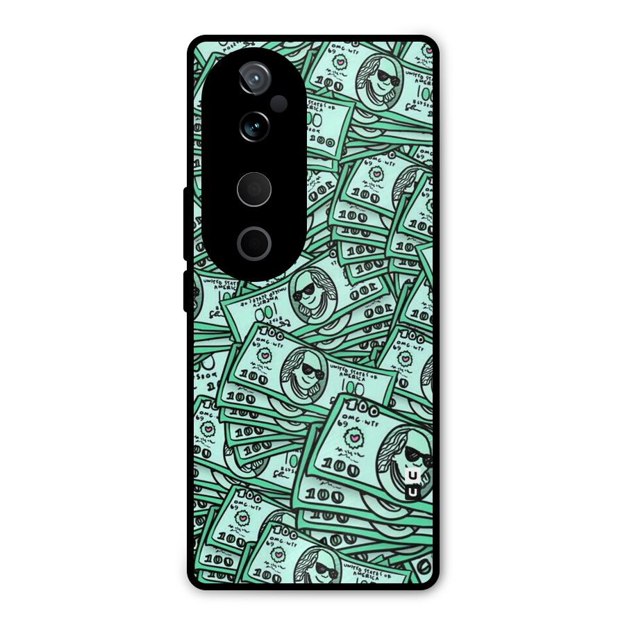 Money Swag Metal Back Case for Vivo T3 Ultra