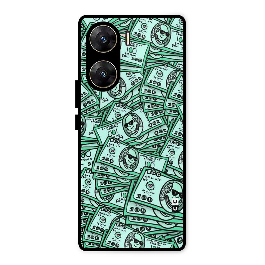 Money Swag Metal Back Case for Vivo V29e