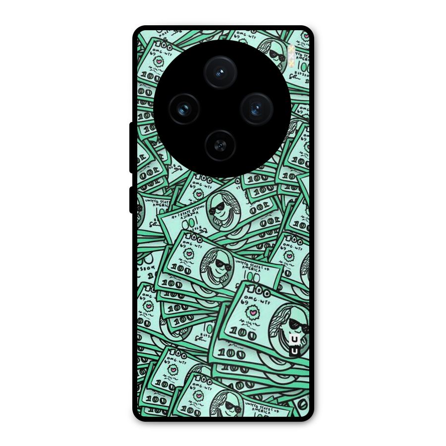 Money Swag Metal Back Case for Vivo X100
