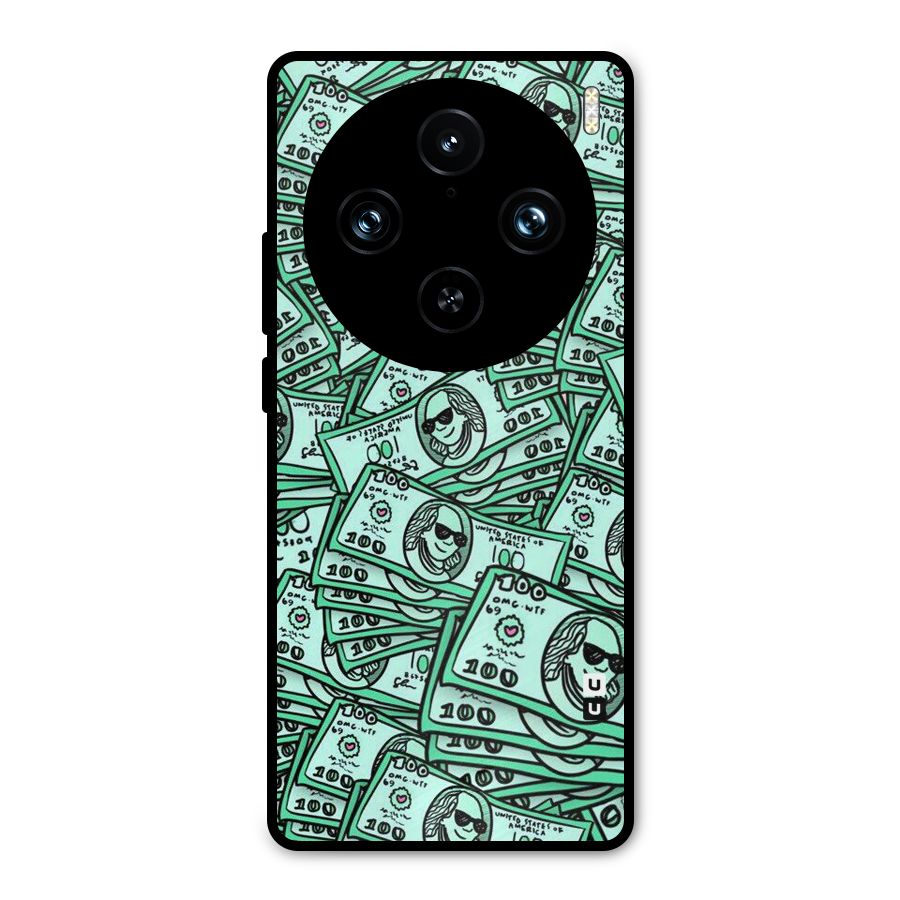 Money Swag Metal Back Case for Vivo X100 Pro