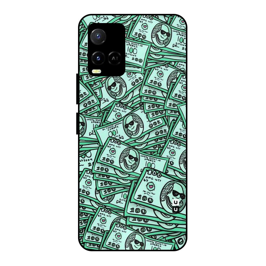 Money Swag Metal Back Case for Vivo Y21T