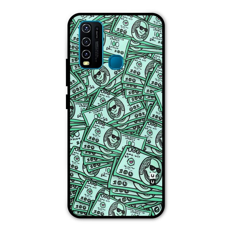 Money Swag Metal Back Case for Vivo Y30