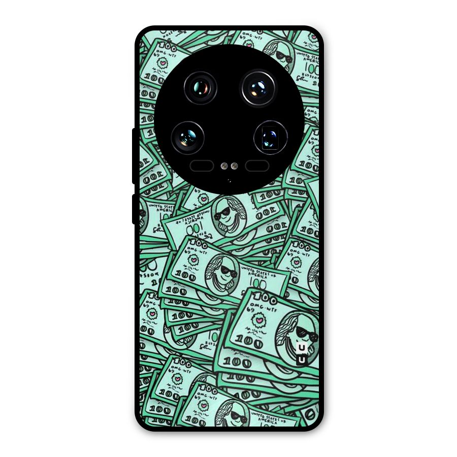 Money Swag Metal Back Case for Xiaomi 14 Ultra