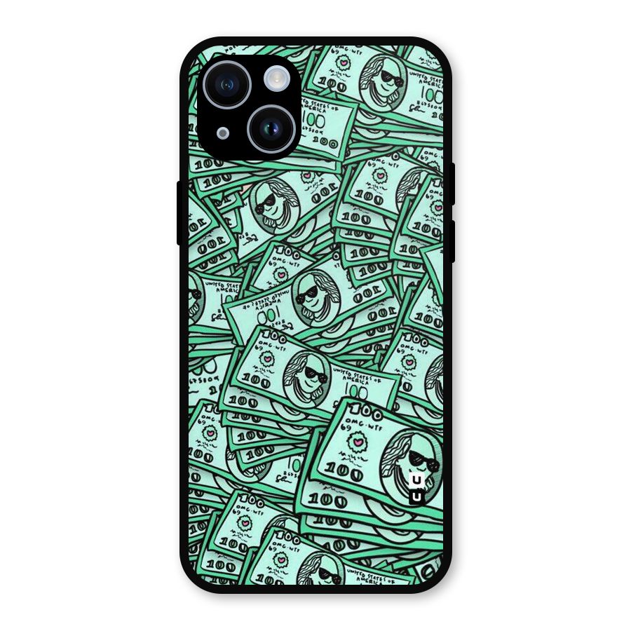Money Swag Metal Back Case for iPhone 14