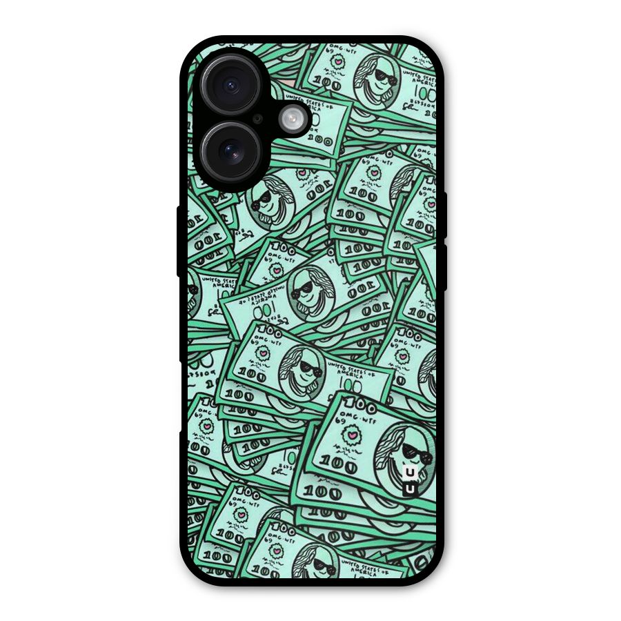 Money Swag Metal Back Case for iPhone 16