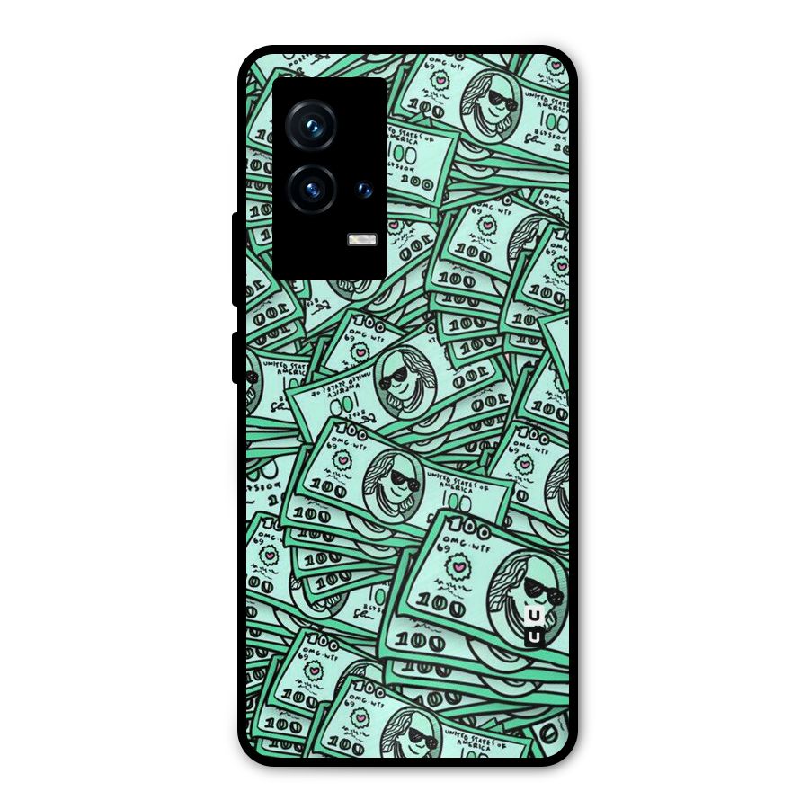 Money Swag Metal Back Case for iQOO 9 5G