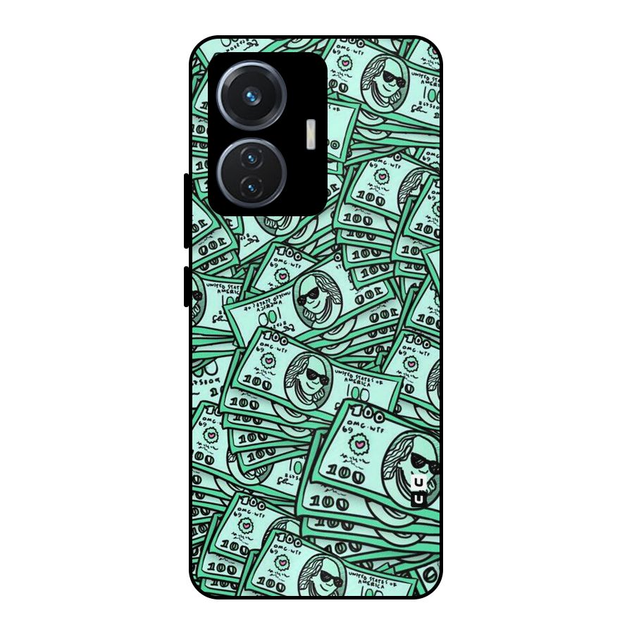 Money Swag Metal Back Case for iQOO Z6 44W