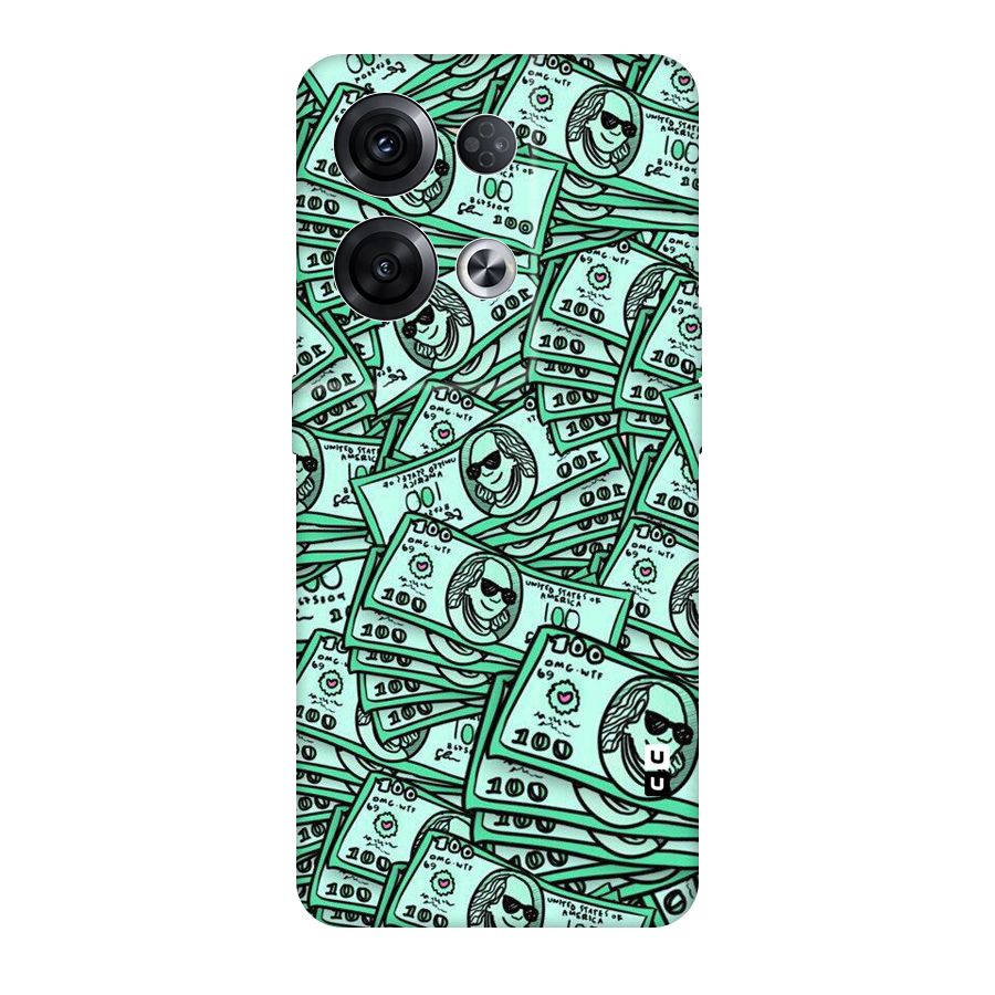 Money Swag Original Polycarbonate Back Case for Oppo Reno8 Pro 5G