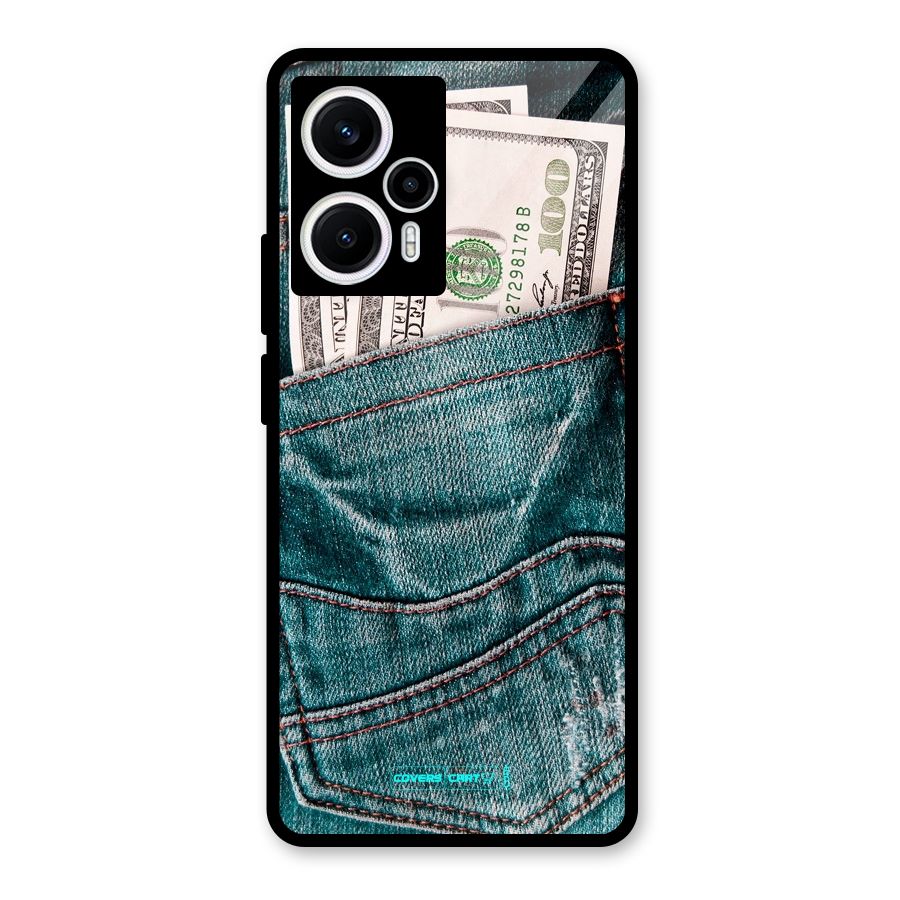 Money in Jeans Glass Back Case for Poco F5