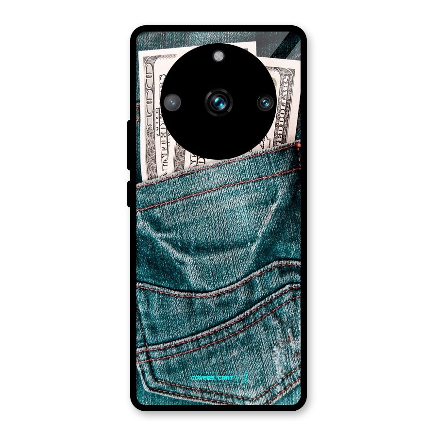 Money in Jeans Glass Back Case for Realme 11 Pro Plus