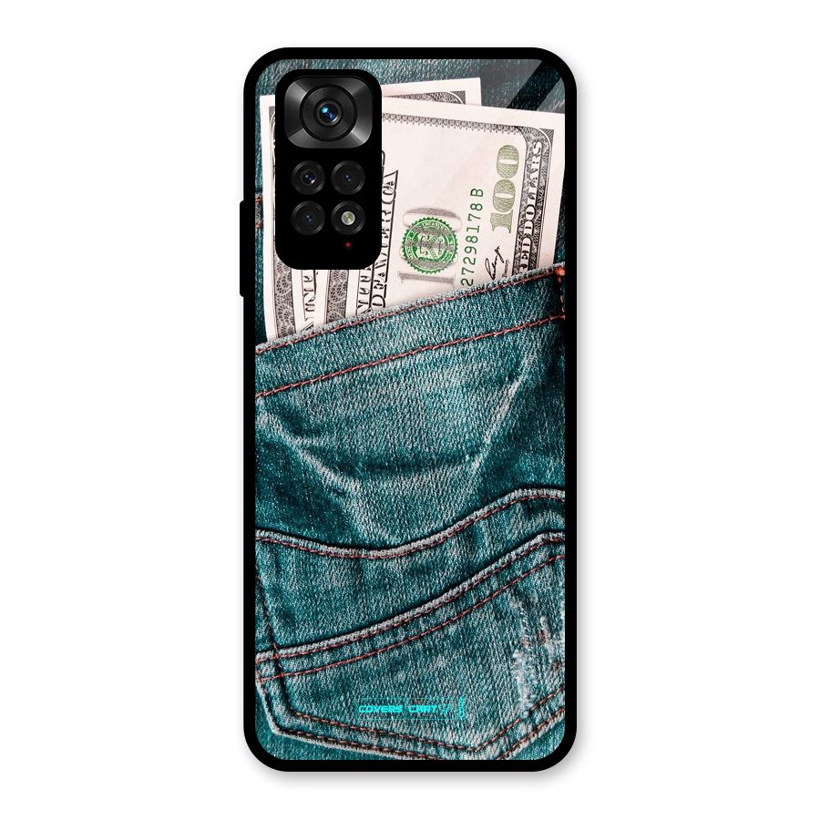 Money in Jeans Glass Back Case for Redmi Note 11S