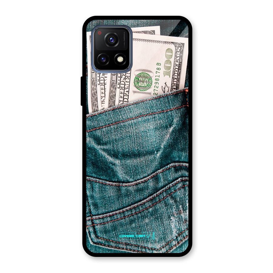 Money in Jeans Glass Back Case for Vivo Y72 5G