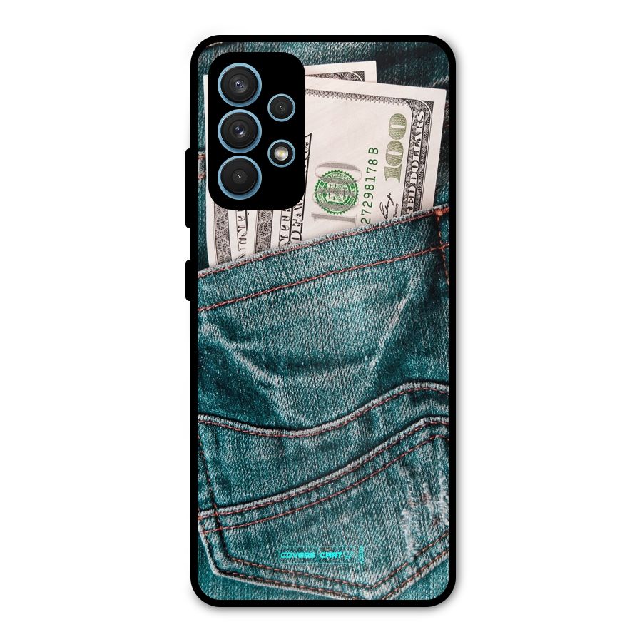 Money in Jeans Metal Back Case for Galaxy A32