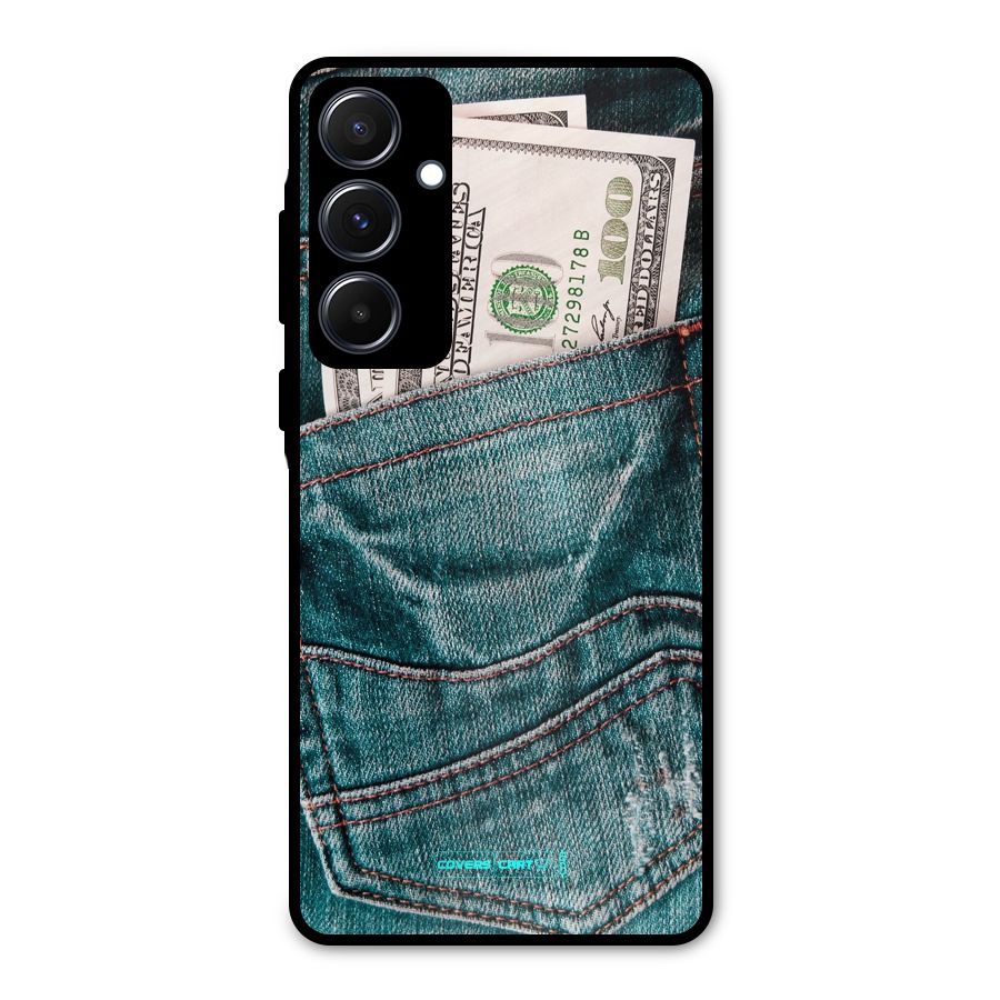 Money in Jeans Metal Back Case for Galaxy A55