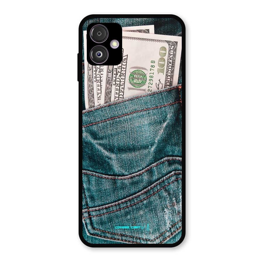 Money in Jeans Metal Back Case for Galaxy F14