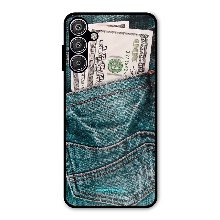 Money in Jeans Metal Back Case for Galaxy F15