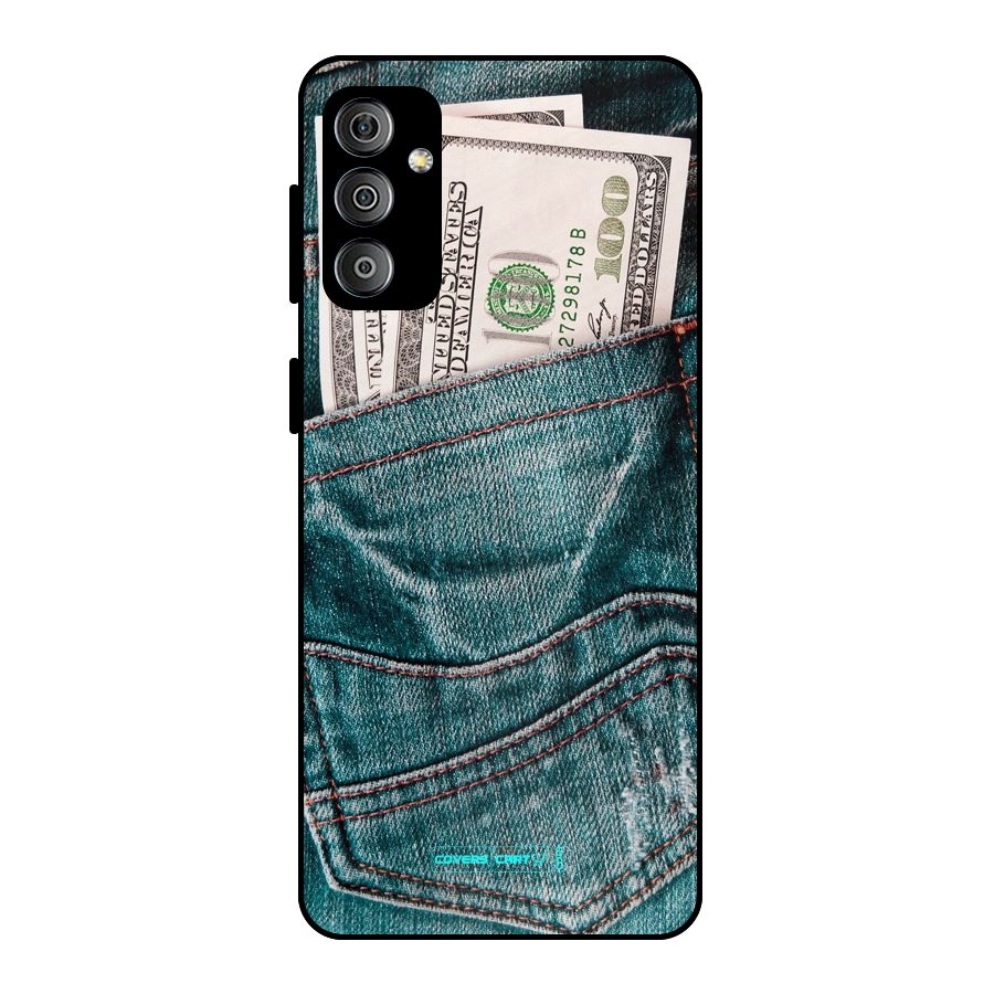 Money in Jeans Metal Back Case for Galaxy F23