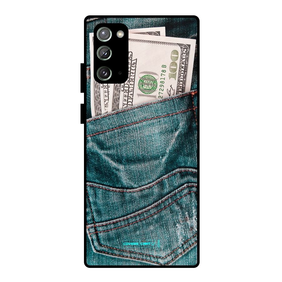 Money in Jeans Metal Back Case for Galaxy Note 20