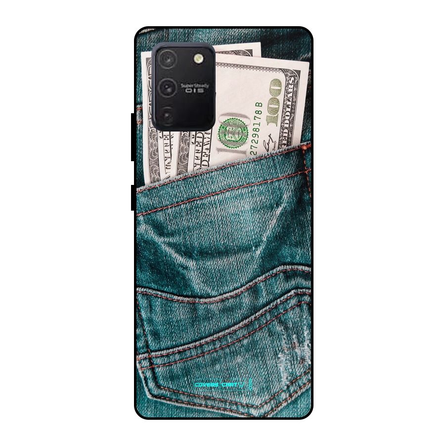Money in Jeans Metal Back Case for Galaxy S10 Lite