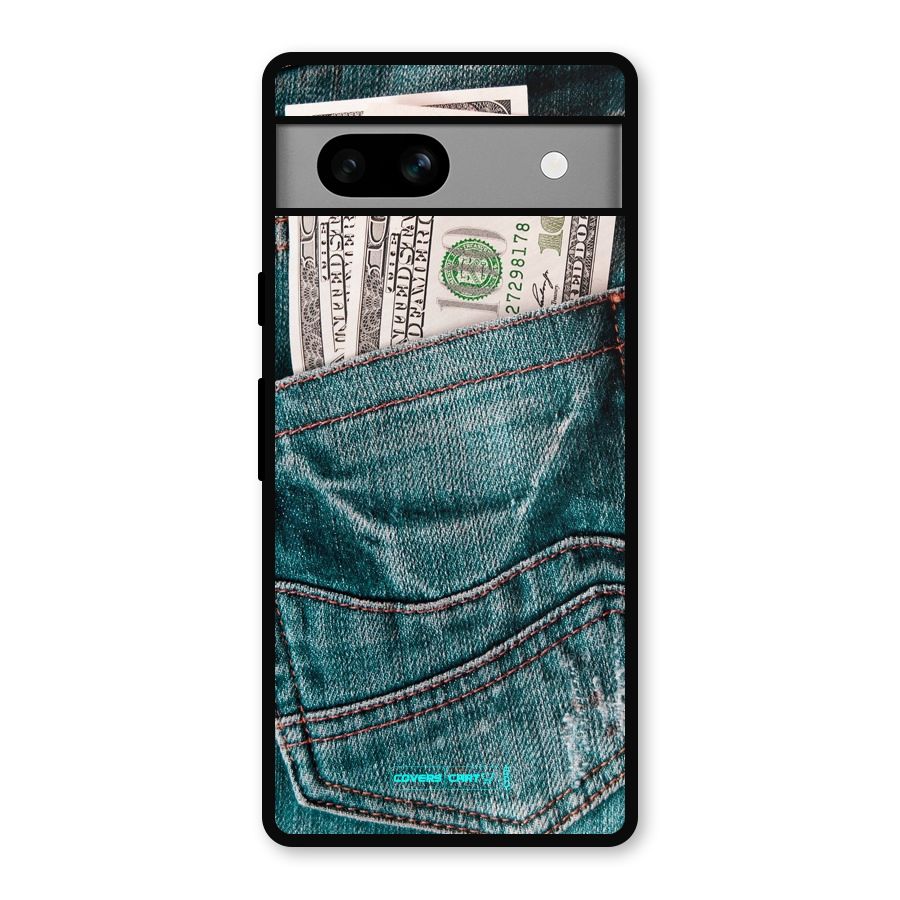 Money in Jeans Metal Back Case for Google Pixel 7a
