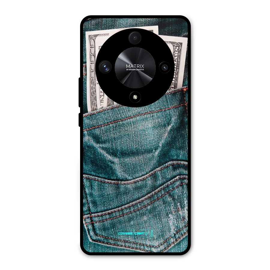 Money in Jeans Metal Back Case for Honor X9b