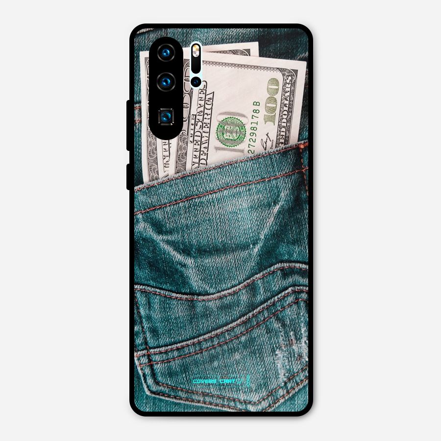 Money in Jeans Metal Back Case for Huawei P30 Pro