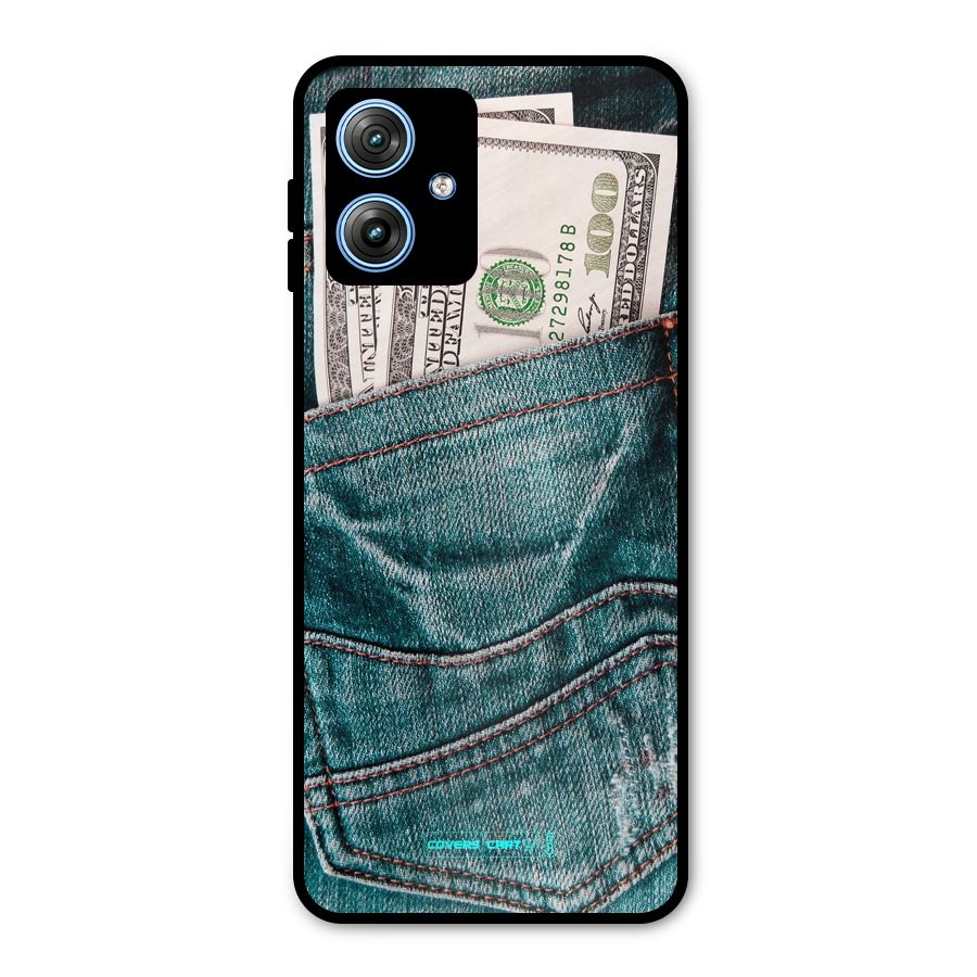 Money in Jeans Metal Back Case for Moto G54