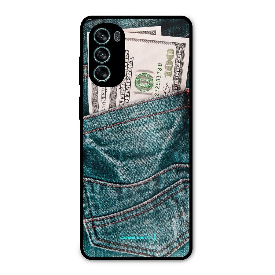 Money in Jeans Metal Back Case for Moto G62