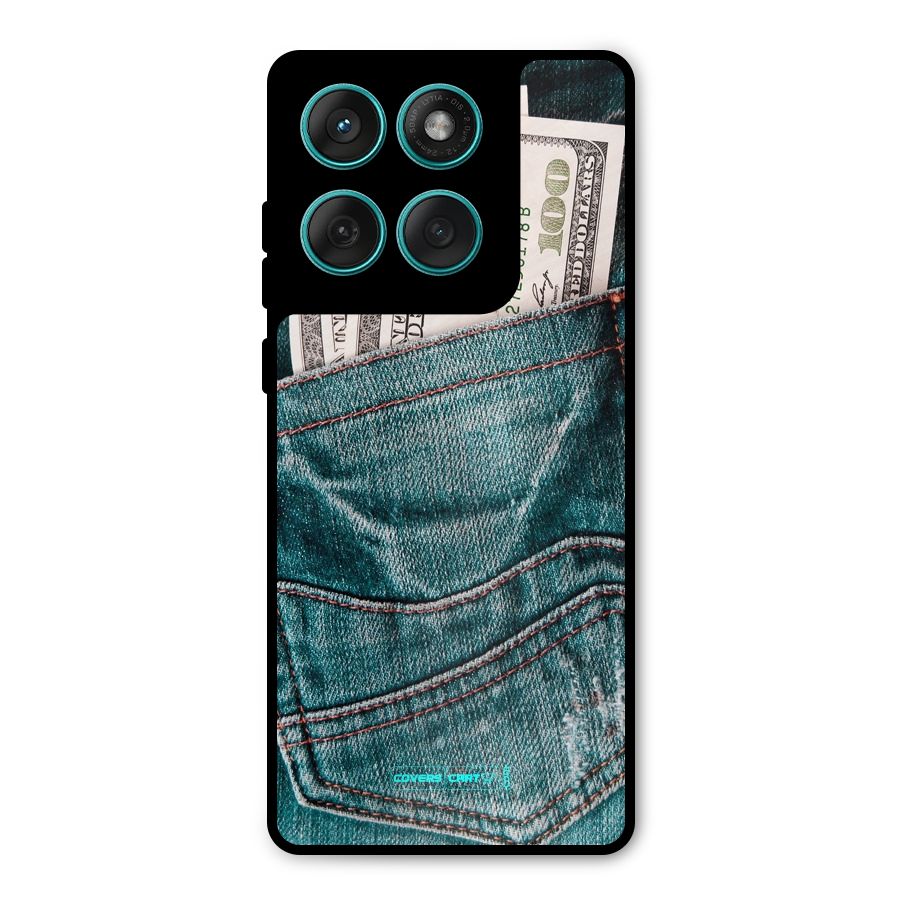 Money in Jeans Metal Back Case for Motorola Edge 60