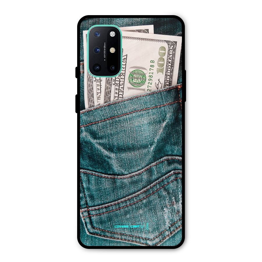 Money in Jeans Metal Back Case for OnePlus 8T