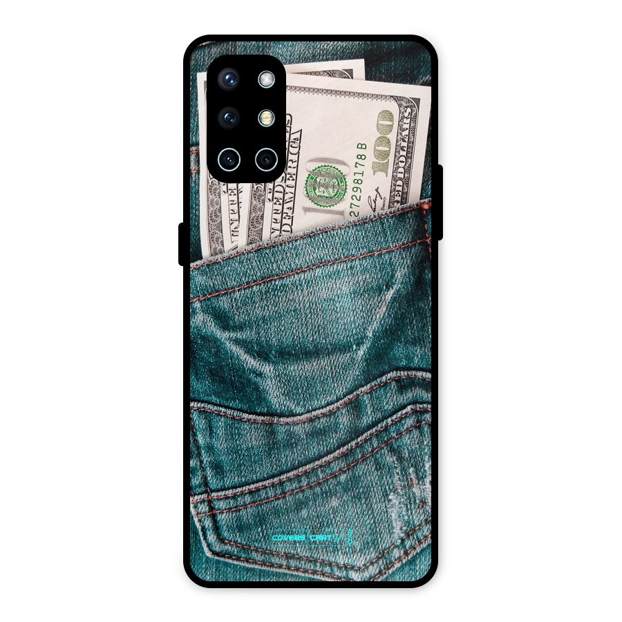Money in Jeans Metal Back Case for OnePlus 9R