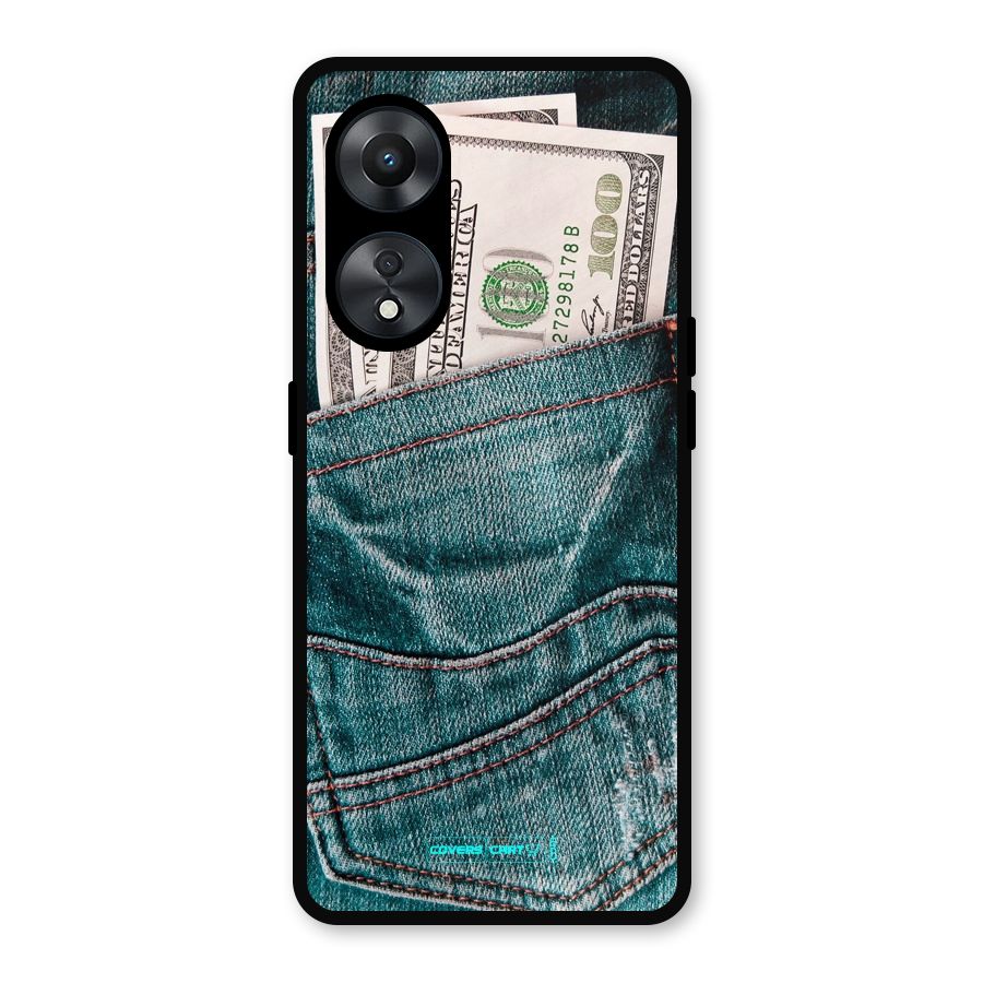 Money in Jeans Metal Back Case for Oppo A78