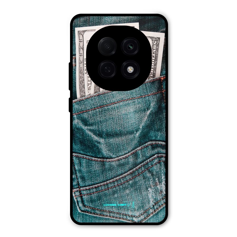 Money in Jeans Metal Back Case for Oppo F29 Pro