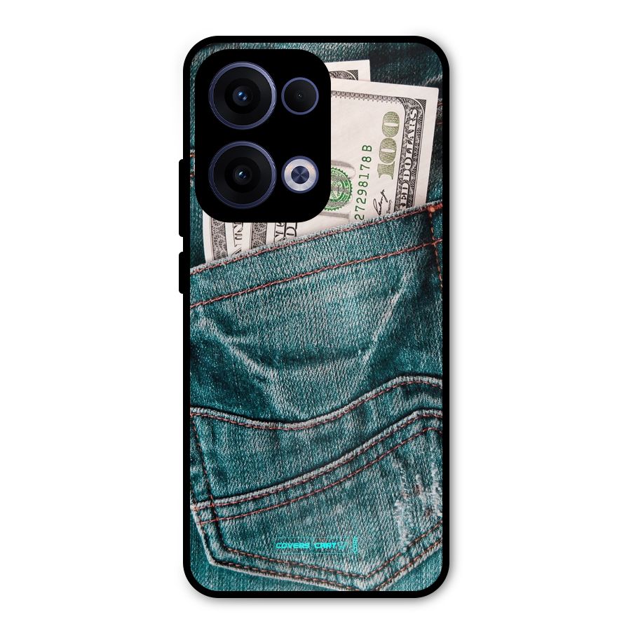 Money in Jeans Metal Back Case for Oppo Reno13