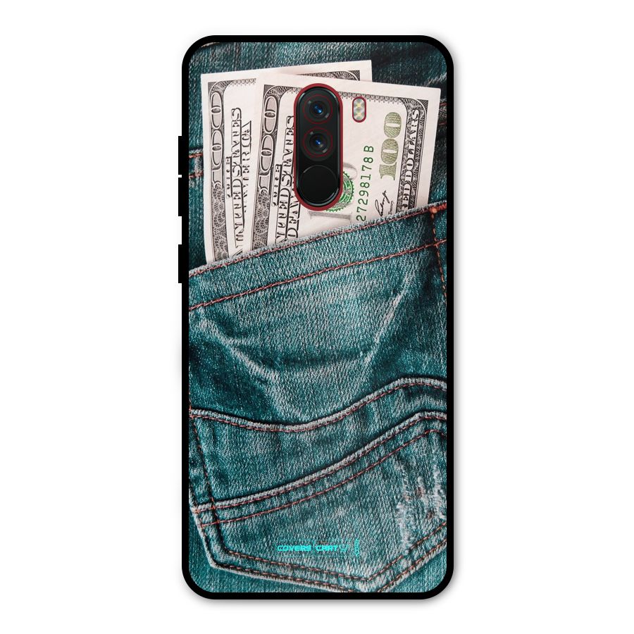 Money in Jeans Metal Back Case for Poco F1